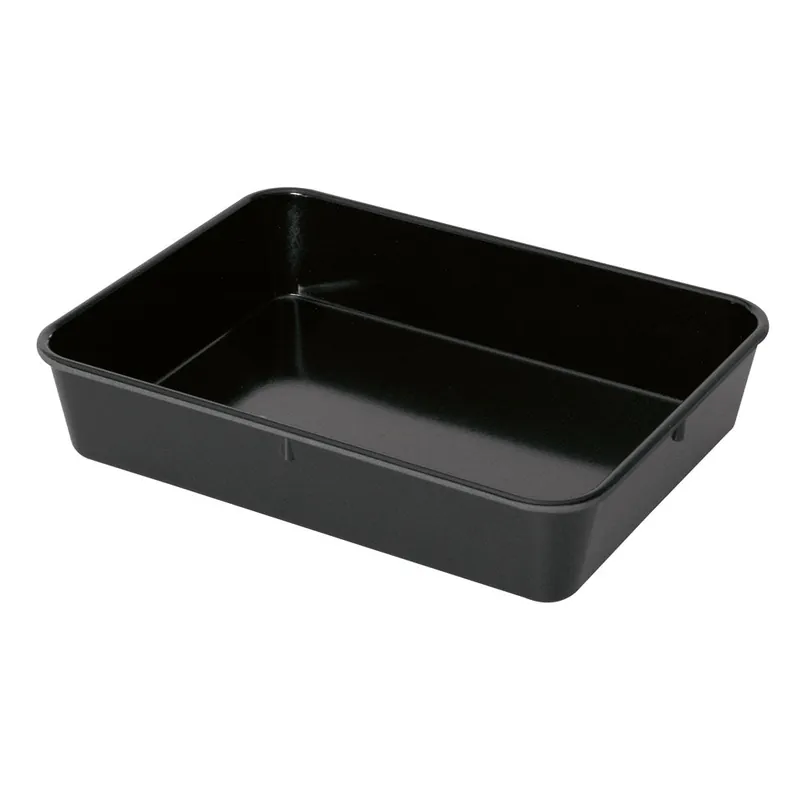 Sichere Zahlung Melamin-Becken 29 x 16 x 3,5 cm - schwarz