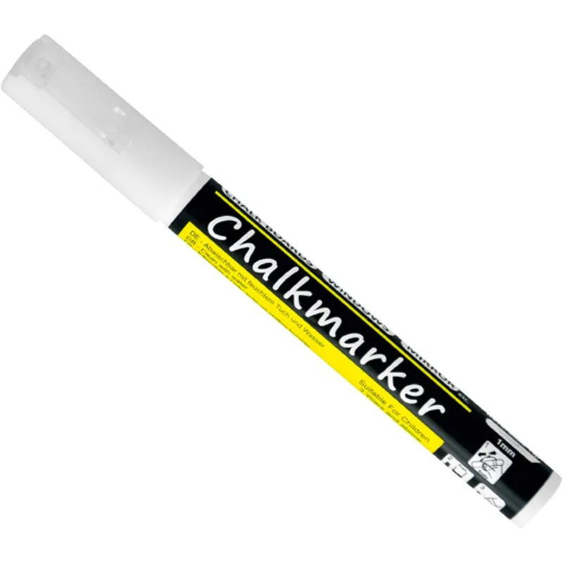 CHALKMASTER Kreidestift 1 mm - Weiß Expressversand