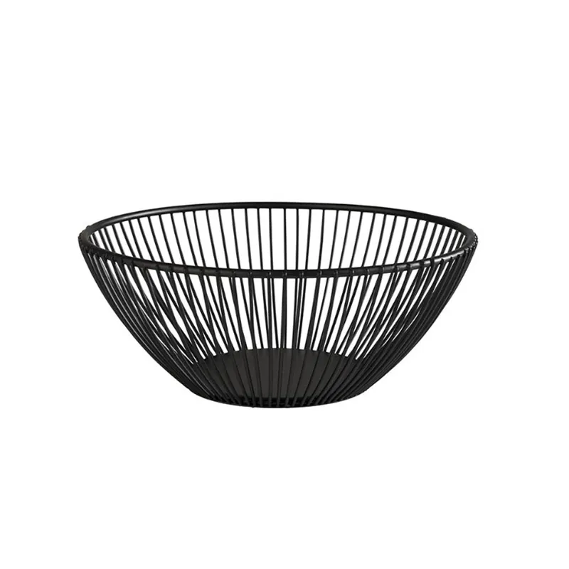 SVART Präsentationskorb Ø 20 x 8 cm - Metall- schwarz Neue Ware
