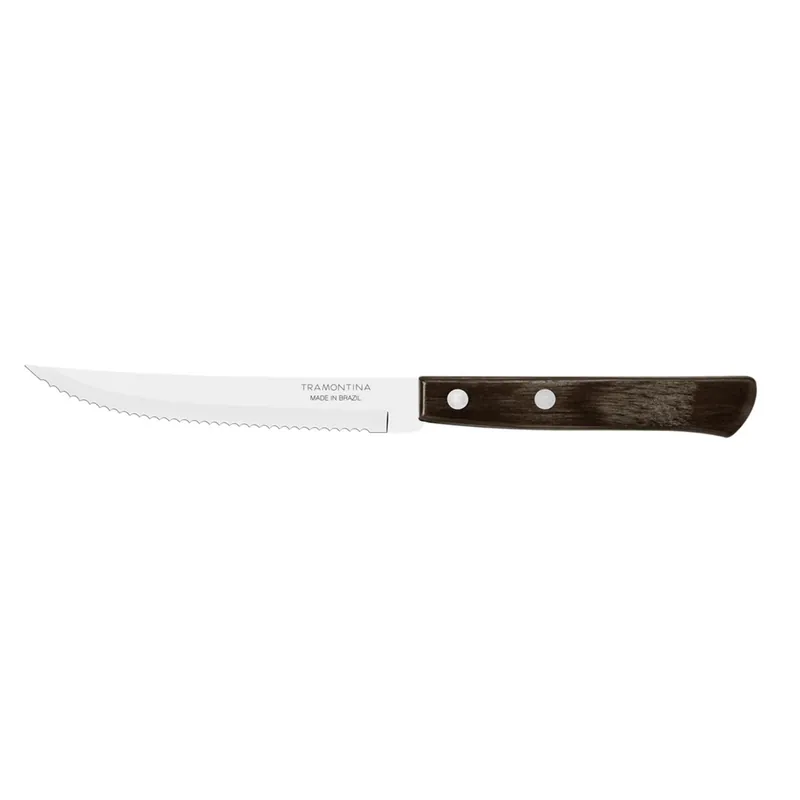 Top-Seller CHURRASCO Pizza-/Steakmesser - Braun - 21,5 cm -